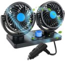 Car Cooling Air Fan,12V/24V Electric Dual Car Cooling Air Fan Portable Car Cold Catalyst Filter Air Pu...