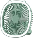 ELCTRO WORLD USB Rechargeable Mini LED Desktop Hanging Fan U36 A 10 cm Table Fan