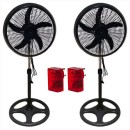 Condere Fans with 2 X Surge Protectors A+ 45 cm Pedestal Fan