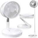 DEALS ONLINE Telescopic Ultra-Compact Rechargeable Fan with Remote A Table Fan