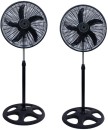 Generix Home Portable 60W Powerful Low Noise 3 Speed 5 Blade Pedestal Fan A 30 mm Pedestal Fan