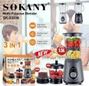 sokany 3 in 1 multi-purpose blender 800 W Food Processor
