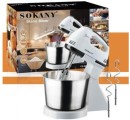 Sokany 2L Super Electric Stand Mixer 250 W Mixer Grinder (1 Jar, White)