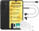 Samsung Galaxy A26 + Adapter + Earphones Bundle (Black, 128 GB)