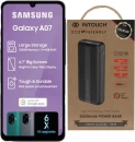 Samsung A07 and Intouch Powerbank 20000 mAh Combo (Black, 128 GB)