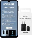 SAMSUNG A17 and 15W Travel Power Adapter Bundle (Black, 128 GB)