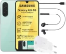 Samsung Galaxy A26 + Adapter + Earphones Bundle (Mint, 128 GB)