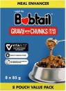 Bobtail Gravy With Chunks Meat 8 x 85 g Dry Adult Dog Food