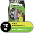 Optimizor Premium Dry Dog Food Chicken, Rice 20 kg Dry Adult Dog Food