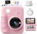 marevic A29 Children's camera with instant printing, Christmas birthday gift for girls and boys, 3-inc...