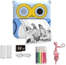 BezosMax Instant Print Camera Instant Print Camera with 2 Rolls Printing Paper for Kids, Portable Kids...