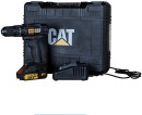 CAT Impact Drill Kit 18V, 1x2.0Ah, charger Cordless Drill