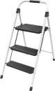 Anchor Lightweight Folding 3 Step Portable Ladder -Wide Anti-Slip Pedal Steel Ladder