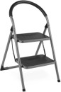 BLD 2-Step Iron Ladder - With Round Handrail, Safe Steel Ladder