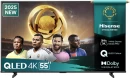 Hisense 139 cm (55 inch) QLED Ultra HD (4K) VIDAA Smart TV
