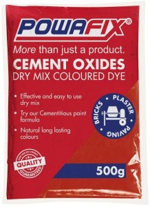 Powafix Cement Oxide Powder Red 500G Adhesive