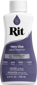 Rit All-Purpose Liquid Dye Navy Blue Do-it-yourself Kits Art and Craft Kit