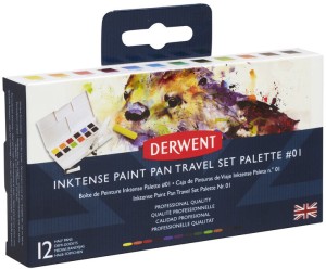Derwent inktense paint pan set #1
