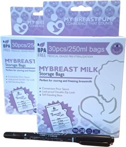 My Breastpump Breastmilk Storage bags 60 Units - 250 ml