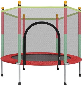 TugoPlay Children 2-6 Years Trampoline with 360 Safety Net - 140cm NA Baby Monitor