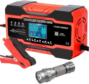 generic 12v10a 7 Stage Battery Intelligent Pulse Repair Charger and Stier Torch Adaptive Charging 12 A E-car Charger