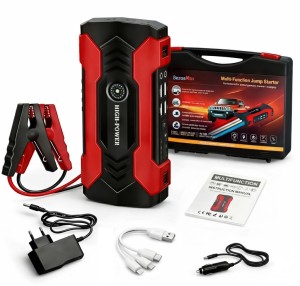 BezosMax 20000mAh Car Jump Starter, Portable Jump Box with Fast Charging & Digital Display, 12V Jump Starter Battery Pack for Up to 6.0L Gas and 5.0L Diesel Engine Battery Jumper Starter