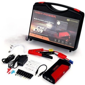 lilhe 12v Car Jump Starter Battery Charger Power Bank Battery Jumper Kit