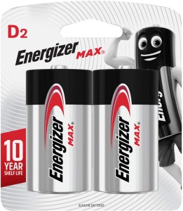 Energizer Max D Alkaline Alkaline Battery