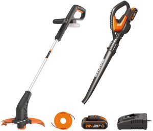 Worx Trimmer Kit and Batry Leaf Blower