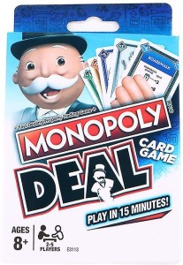 Hasbro Monopoly Deal Card Game - Fast 15 Minute Property Trading Game