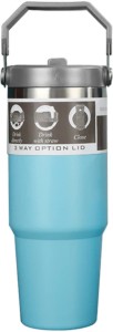 SpSp Stainless Steel Tumbler with Straw, Vacuum Insulated Water Bottle 890 ml Bottle