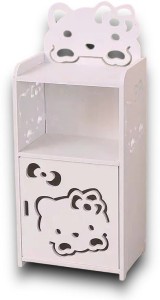 lilhe Hello Kitty Wooden Storage Cabinet Storage Engineered Wood Free Standing Cabinet