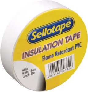 Sellotape Insulation Tape White Insulation Hand-held Adhesive Tape Tape (Manual)