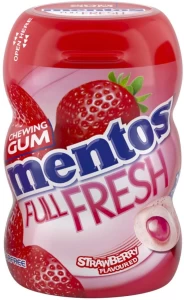 Mentos Sugar Free Strawberry Chewing Gum