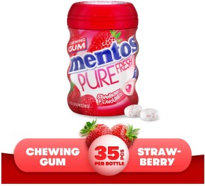 Mentos Sugar Free Strawberry Chewing Gum