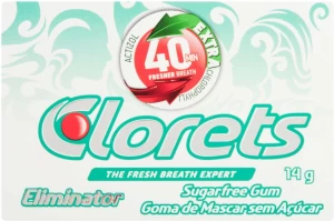 Clorets Bubblegum | Eliminator Sugar Free Gum | Eliminator Chewing Gum