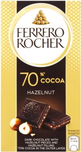 Ferrero Rocher Dark Chocolate Hazelnut Dark Chocolate Slabs