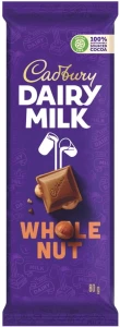 Cadbury Dairy Whole Nut Milk Chocolate Slabs