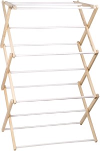 House Of York Wood Floor Cloth Dryer Stand Deluxe Clothes Dryer