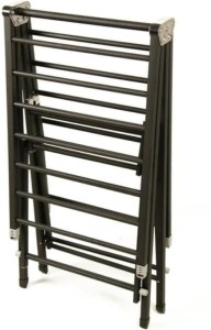 FRESHFINDS Steel Floor Cloth Dryer Stand 1x Heavy Duty Thickened Metal Drying Rack Clothes Stand Foldable Dryer