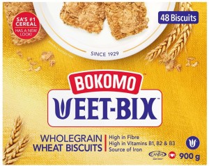 Bokomo Weet-Bix Wholegrain Wheat High Fiber Biscuit