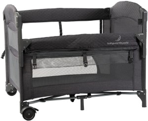 BabyWombWorld Premium 2-in-1 Camp Cot Co Sleeper Cot Makro