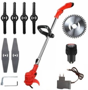 top sale trader 450W 12V Cordless Electric Grass Brush Cutter With 3 Blades Types Cordless Grass Trimmer