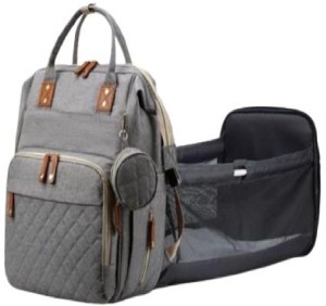 GENERIC Multi Purpose Baby Bag - 2 In 1 Baby Bed & Diaper Backpacks