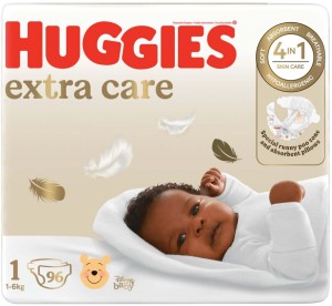 Huggies Extra Care Tape Diapers - S