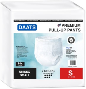 DAATS Premium Unisex Pull-Up Adult Diapers - S