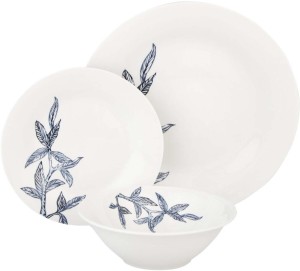 Stoneware 12 Pieces Blossom Dinner Set