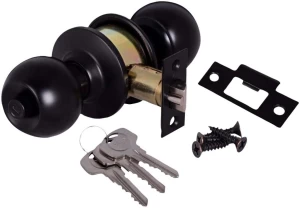 Yale Steel Matte Door Levers