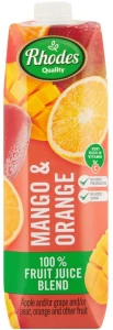 Rhodes Mango & Orange 100% Fruit Juice Blend