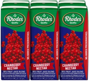 Rhodes Cranberry Nectar 46% Fruit Juice Blend